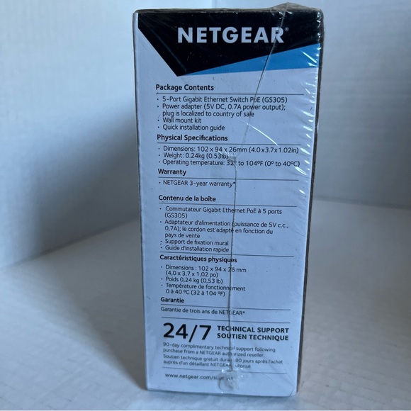 NETGEAR GS305 5-Port Gigabit Ethernet Switch - BRAND NEW FACTORY SEALED - Picture 6 of 6